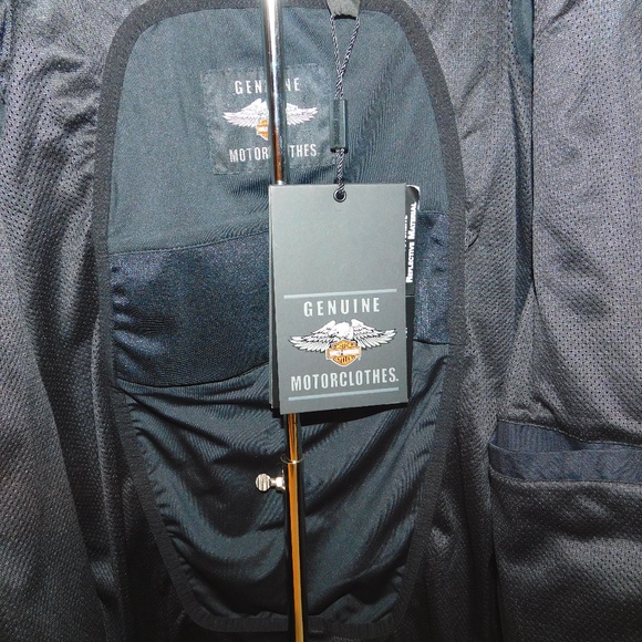 Harley-Davidson Genuine MotorClothes Black Riding Jacket – NWT Size‎ Large - Picture 5 of 7